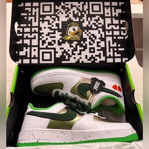 Nike Air Force 1 “DOAF Oregon” Duck or Egg PE Size 10.5 NWT